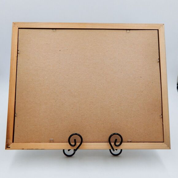 Japanese Traditional Scenery Painting Pen Ink Print Signed Asian Village Matted - Picture 6 of 6